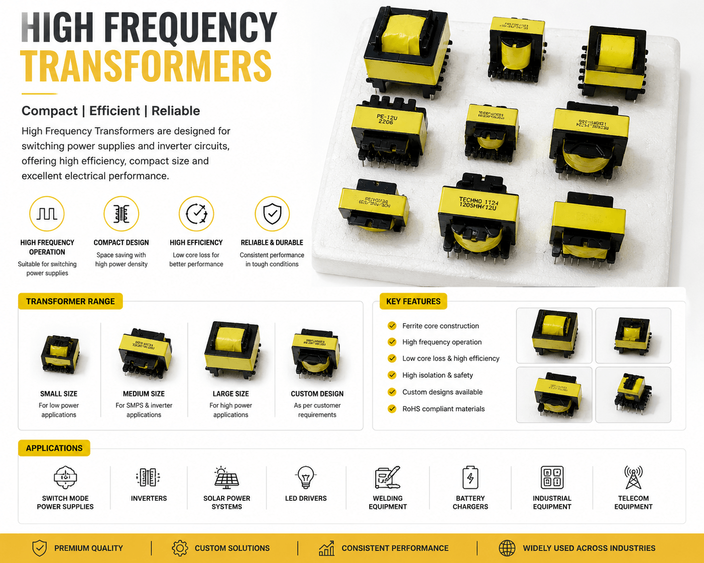 High Frequency Transformers